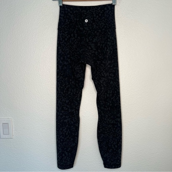 Lululemon Align Pant II 25" Wild Thing Camo Deep Coal Multi 2 - Picture 6 of 16